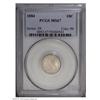Image 3 : 1884 10C MS67 PCGS. Placid, mark-free surfaces and ric 1884[10C] MS67 PCGS.