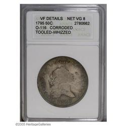 1795 50C 2 Leaves VF Details--Corroded, Tooled, Whizze 1795[50C] 2 Leaves VF Details--Corroded, Tool