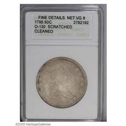 1795 50C VG8 ANACS.From The New Zealand Collection. 1795[50C] Fine Details--Scratched, Cleaned--ANAC