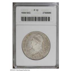 1809 50C Fine 12 ANACS. O-107, R.3. Light to medium gr 1809[50C] Fine 12 ANACS.