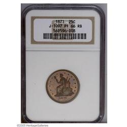1871 25C Standard Silver Quarter Dollar, Judd-1097, Po 1871[25C] Standard Silver Quarter Dollar, Jud
