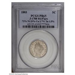 1883 5C Liberty Head Five Cents, Judd-1708, Pollock-19 1883[5C] Liberty Head Five Cents, Judd-1708, 