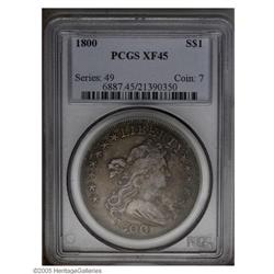 1800 S$1 XF45 PCGS. B-4, BB-186, R.4. This reverse is 1800[S$1] XF45 PCGS.