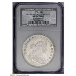1800 S$1 AU Details, Reverse Damage, NCS. B-12, BB-184 1800[S$1] AU Details, Reverse Damage, NCS.