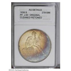 1836 PS$1 Name on Base, Judd-60 Restrike, Pollock-65, 1836[PS$1] Name on Base, Judd-60 Restrike, Pol