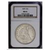 Image 1 : 1870 S$1 MS61 NGC. Well struck with a smooth, satiny a 1870[S$1] MS61 NGC.