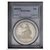Image 3 : 1875-CC T$1 MS64 PCGS. Type One Reverse. Boldly struck 1875-CC[T$1] MS64 PCGS.