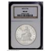 Image 1 : 1875-S T$1 MS64 NGC. Type One obverse and reverse. Thi 1875-S[T$1] MS64 NGC.