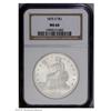 Image 3 : 1875-S T$1 MS64 NGC. Type One obverse and reverse. Thi 1875-S[T$1] MS64 NGC.