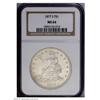 Image 1 : 1877-S T$1 MS64 NGC. More than 9.5 million 1877-S Trad 1877-S[T$1] MS64 NGC.