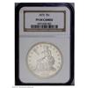 Image 1 : 1875 T$1 PR64 Cameo NGC. While the 1875 is undistingui 1875[T$1] PR64 Cameo NGC.