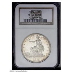 1875 T$1 PR65 Cameo NGC. Type One Obverse / Type Two R 1875[T$1] PR65 Cameo NGC.