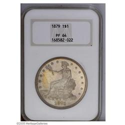 1879 T$1 PR64 NGC. Trade Dollars through the end of th 1879[T$1] PR64 NGC.