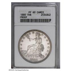 1880 T$1 PR60 Cameo ANACS. Noteworthy Cameo contrast e 1880[T$1] PR60 Cameo ANACS.