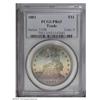 Image 3 : 1881 T$1 PR65 PCGS. While sometimes unevenly struck, t 1881[T$1] PR65 PCGS.