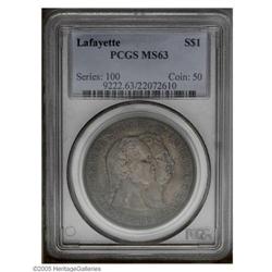 1900 S$1 Lafayette Dollar MS63 PCGS. A thick coating o 1900[S$1] Lafayette Dollar MS63 PCGS.