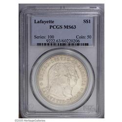 1900 S$1 Lafayette Dollar MS63 PCGS. DuVall 1-B. Well 1900[S$1] Lafayette Dollar MS63 PCGS.