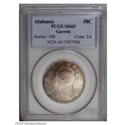 1921 50C Alabama MS65 PCGS. This is a splendid Gem wit 1921[50C] Alabama MS65 PCGS.