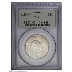 1936 50C Albany MS66 PCGS. Satiny lustrous surfaces di 1936[50C] Albany MS66 PCGS.