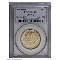 1939-D 50C Arkansas MS66 PCGS. One of those Arkansas h 1939-D[50C] Arkansas MS66 PCGS.