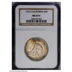 1925-S 50C California MS67 S NGC. A glorious and Supe 1925-S[50C] California MS67 [S NGC.