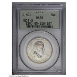 1936-S 50C Cincinnati MS65 PCGS. A mix of pastel powde 1936-S[50C] Cincinnati MS65 PCGS.