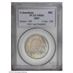 1893 50C Columbian MS66 PCGS. A superlative example th 1893[50C] Columbian MS66 PCGS.