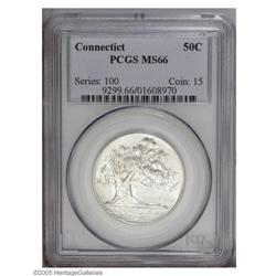 1935 50C Connecticut MS66 PCGS. Bright lustrous surfac 1935[50C] Connecticut MS66 PCGS.