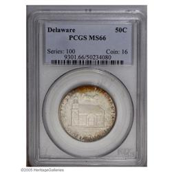 1936 50C Delaware MS66 PCGS. Fields are exceptionally 1936[50C] Delaware MS66 PCGS.