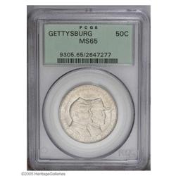 1936 50C Gettysburg MS65 PCGS. Nice example of the alw 1936[50C] Gettysburg MS65 PCGS.