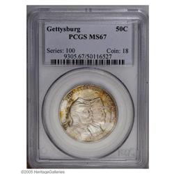 1936 50C Gettysburg MS67 PCGS. This is a visually impr 1936[50C] Gettysburg MS67 PCGS.