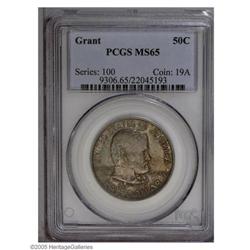 1922 50C Grant no Star MS65 PCGS. Richly toned in appl 1922[50C] Grant no Star MS65 PCGS.