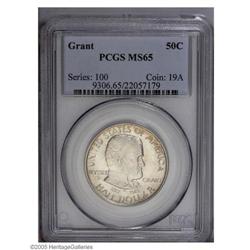 1922 50C Grant no Star MS65 PCGS. Lustrous surfaces re 1922[50C] Grant no Star MS65 PCGS.