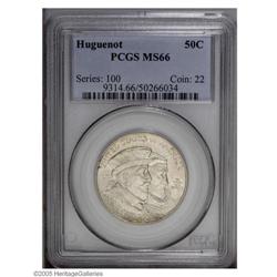 1924 50C Huguenot MS66 PCGS. Very lustrous example of 1924[50C] Huguenot MS66 PCGS.