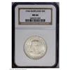 Image 1 : 1934 50C Maryland MS66 NGC. Brilliant white surfaces d 1934[50C] Maryland MS66 NGC.