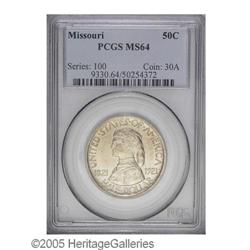 1921 50C Missouri MS64 PCGS. A better date in any grad 1921[50C] Missouri MS64 PCGS.