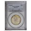 Image 1 : 1937-D 50C Oregon MS68 PCGS. An ivory and gold toned S 1937-D[50C] Oregon MS68 PCGS.