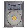 Image 1 : 1904 G$1 Lewis and Clark MS64 PCGS. Bright yellow surf 1904[G$1] Lewis and Clark MS64 PCGS.