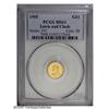Image 1 : 1905 G$1 Lewis and Clark MS61 PCGS. Subtly variegated 1905[G$1] Lewis and Clark MS61 PCGS.