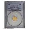 Image 1 : 1905 G$1 Lewis and Clark MS63 PCGS. This scarce early 1905[G$1] Lewis and Clark MS63 PCGS.