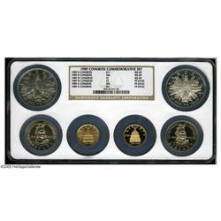 1989 Congress Commemorative Set NGC. The set includes: 1989 Congress Commemorative Set NGC.