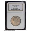 Image 1 : 1883 50C Hawaii Half Dollar MS63 NGC. Highly lustrous 1883[50C] Hawaii Half Dollar MS63 NGC.