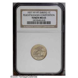 1837 1C Feuchtwanger Cent MS65 NGC. 1837[1C] Feuchtwanger Cent MS65 NGC.