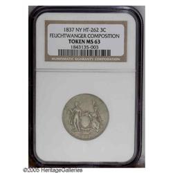 1837 3C Feuchtwanger Three Cent MS63 NGC. 1837[3C] Feuchtwanger Three Cent MS63 NGC.