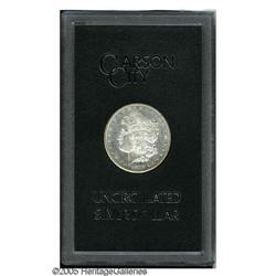 1878-CC S$1 MS62 Uncertified. A moderately prooflike C 1878-CC[S$1] MS62 Uncertified.