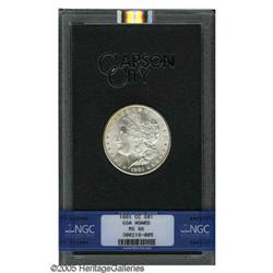 1881-CC S$1 MS66 NGC. Aside from a tiny spot above the 1881-CC[S$1] MS66 NGC.