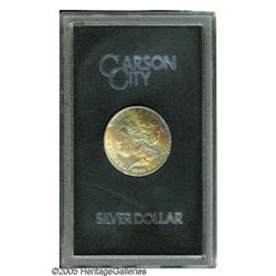 1882-CC S$1 MS63 Uncertified. The obverse is magnifice 1882-CC[S$1] MS63 Uncertified.