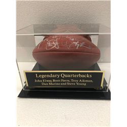 5 NFL Hall of Fame Quarterbacks Signed Football