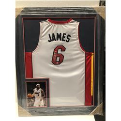 Lebron James Signed Miami Heat Jersey