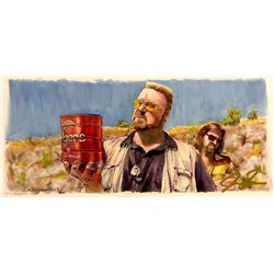 Artist Signed The Big Lebowski Movie Print